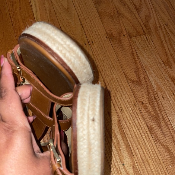 Michael kors cognac ankle strap platform 👡 - Picture 8 of 14